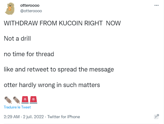 Kucoin en difficulté ? Face aux rumeurs la plateforme crypto répond