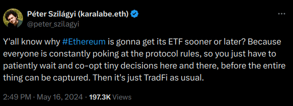 Vitalik Buterin explore des solutions pour améliorer la décentralisation d’Ethereum