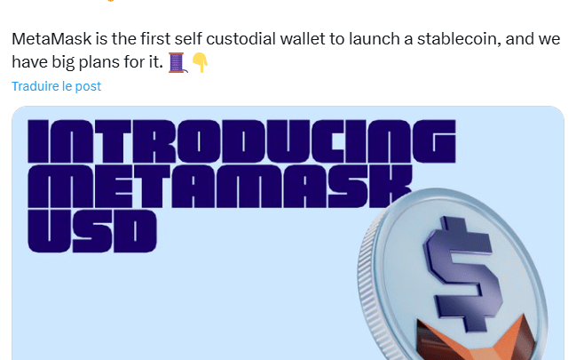 MetaMask dévoile son stablecoin mUSD sur Ethereum et Linea