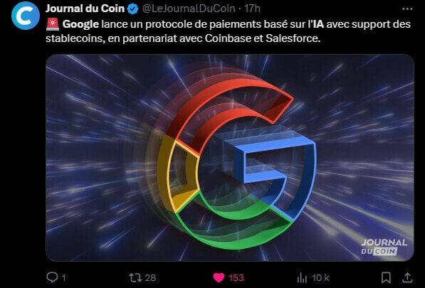 Économie : Google lance un protocole de paiement pour l’IA boosté aux stablecoins