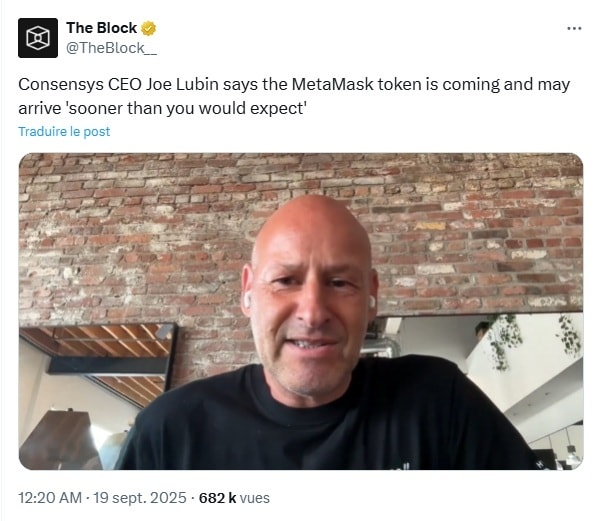 MetaMask : le lancement du token MASK du wallet pourrait être imminent (ConsenSys)