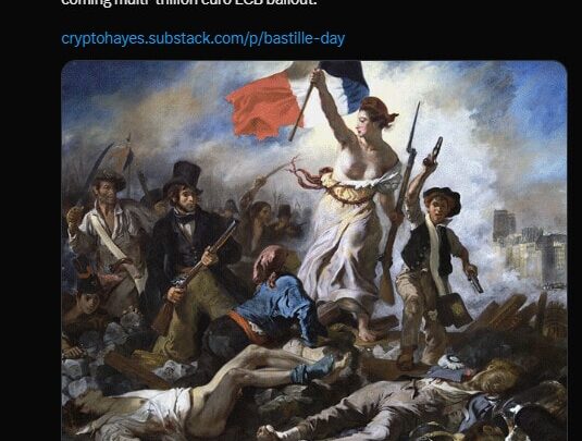 Fin de l’euro, retour du franc et Bitcoin en sauveur : Arthur Hayes se penche sur le cas de la France