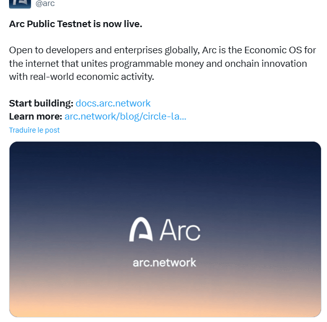 BlackRock et Goldman Sachs se lancent dans la blockchain « Arc » de Circle (USDC)