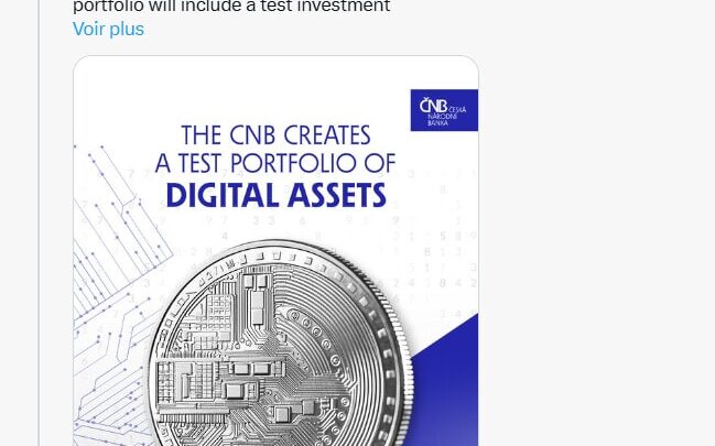 Bitcoin : la Banque centrale de République Tchèque achète 1 million $ de cryptomonnaies