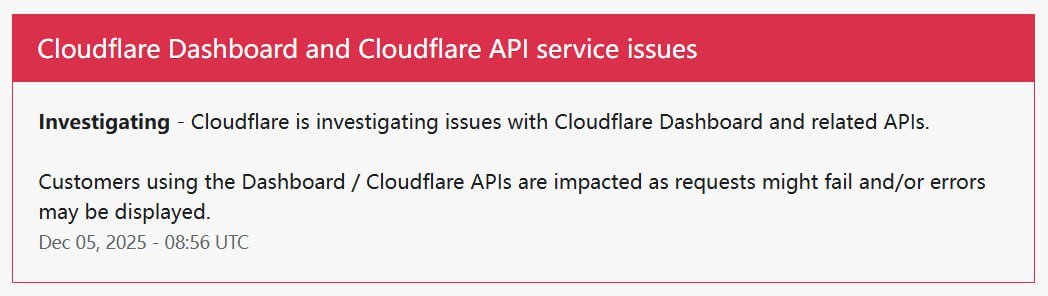 Cloudflare de nouveau en panne : Coinbase, Kraken et d’autres sites cryptos affectés