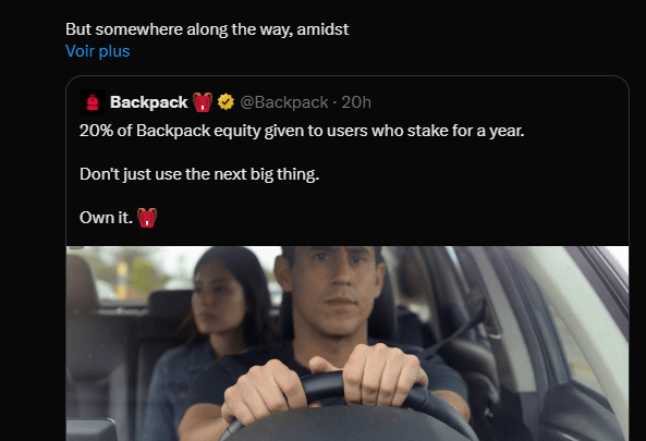 Backpack : Un modèle de jeton convertible en actions pour stabiliser l’échange crypto ?