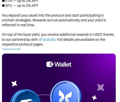 TON Wallet propose de gagner des intérêts sur Bitcoin, Ethereum et le stablecoin USDT