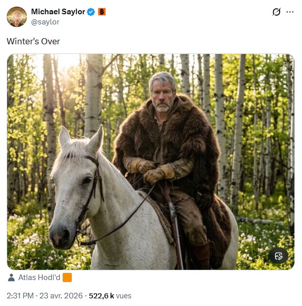 Bitcoin : pour Michael Saylor, ce petit hiver crypto est déjà terminé