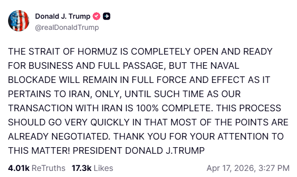 Ouverture du détroit d’Ormuz : l’espoir de fin de conflit en Iran fait exploser Bitcoin à 78 000 $
