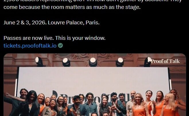 Proof of Talk 2026 : Le « Davos du Web3 » revient au Louvre avec les géants de la finance