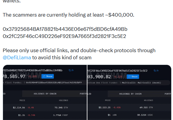Fausses publicités Uniswap sur Google : déjà 400 000 $ de cryptos volées par des escrocs