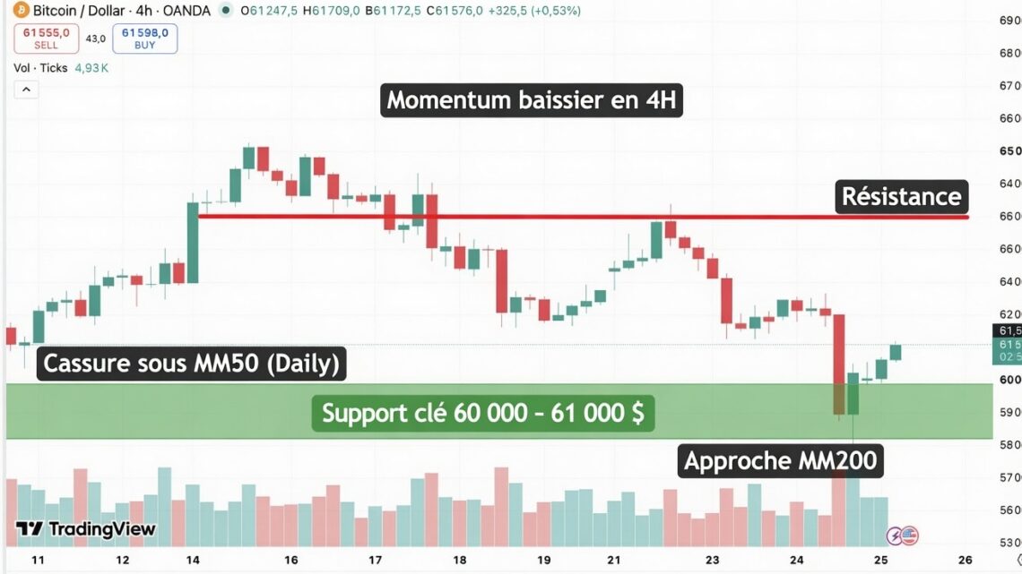 Coup de chaud à 60 000 $ pour le BTC – Bitcoin le 25 juin