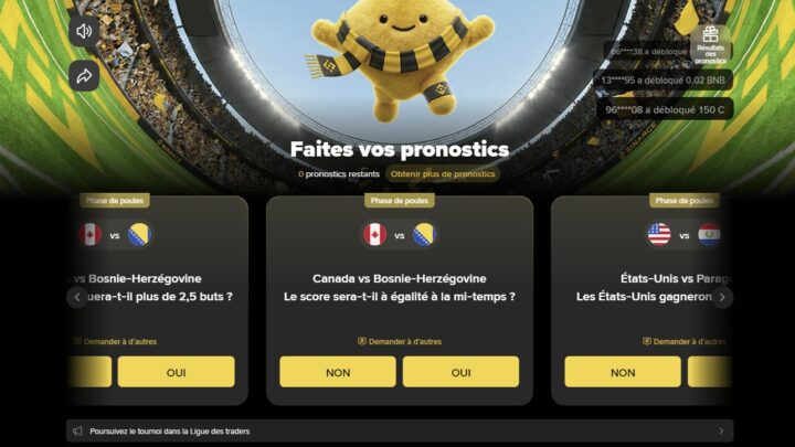 Binance Pick & Win 2026 :  réclamez votre part des 4 millions de dollars pendant la coupe du monde !